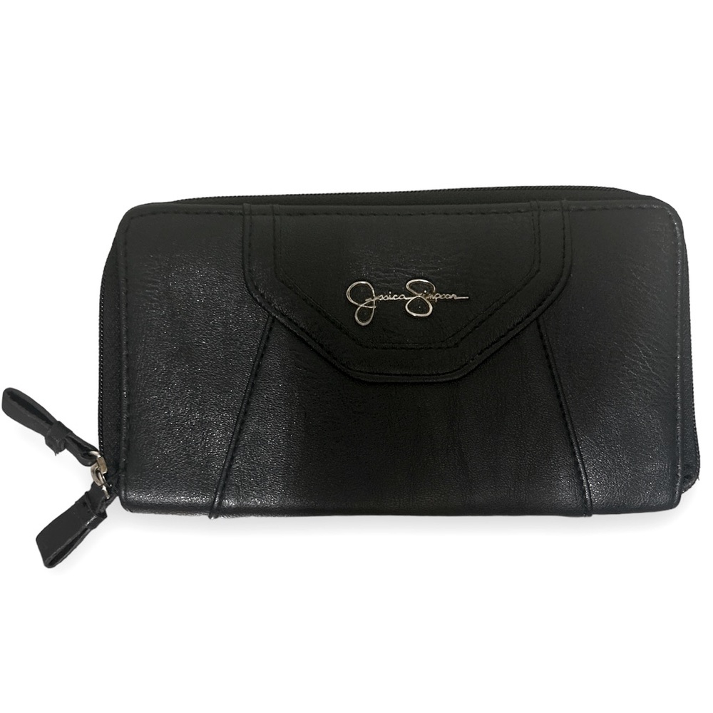 EUC JESSICA SIMPSON BLACK WALLET